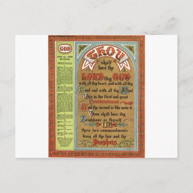 Postal La ley perfecta de la libertad (Anverso)