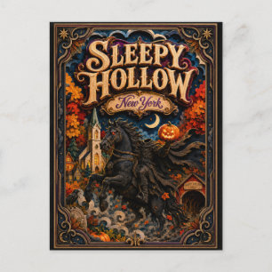 Postal La Leyenda de Sleepy Hollow, Nueva York Popcut