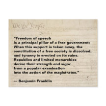 La libertad de expresión es un pilar del gobierno 