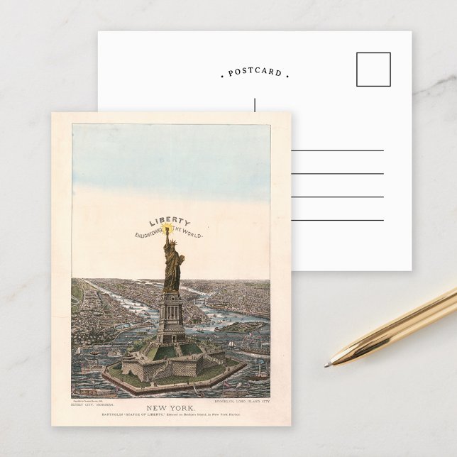 Postal La libertad iluminando el mundo | Charles Magnus (Subido por el creador)