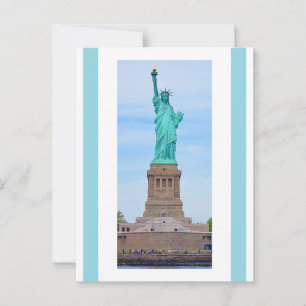 Postal La libertad ilustra el poema del Lázaro Mundial