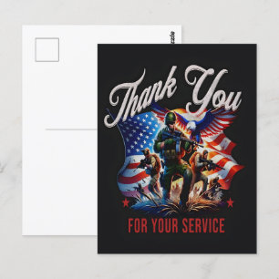 Postal La Libertad No Es Gratuita—Agradece a un Veterano 