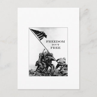 Postal La libertad no es libre