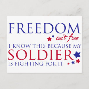 Postal La libertad no es libre