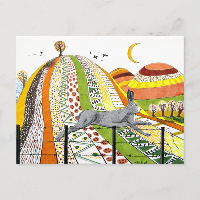 Postal La liebre (Anverso)