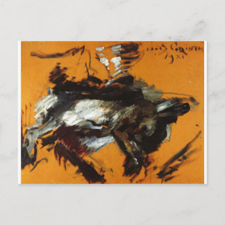 Postal La liebre de Lovis Corinth