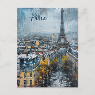 Postal la línea aérea de París