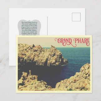 Postal La línea de costa de la playa del Grand Phare Jije