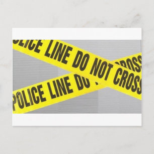 Postal la línea policial no cruza