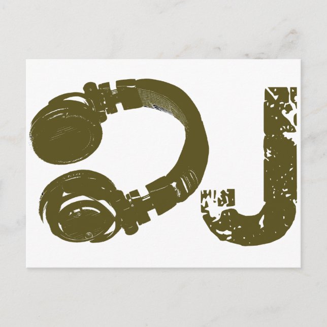 Postal La lista de DJ (Anverso)