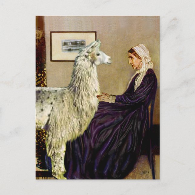 Postal La Llama de la Madre de Whistler (Anverso)