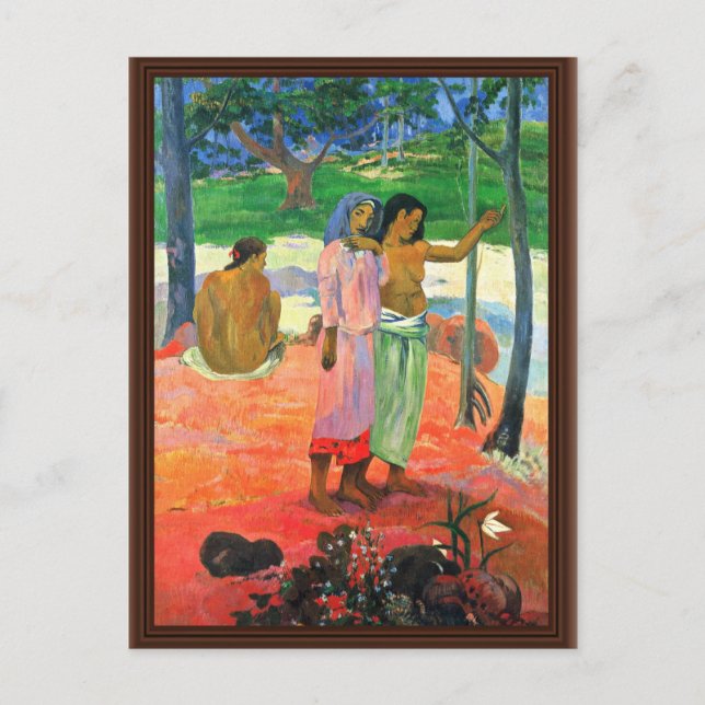 Postal La Llamada De Gauguin Paul (Mejor Calidad) (Anverso)