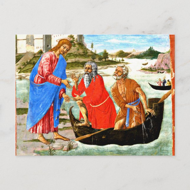 Postal La llamada de los santos Pedro y Andrew (Anverso)