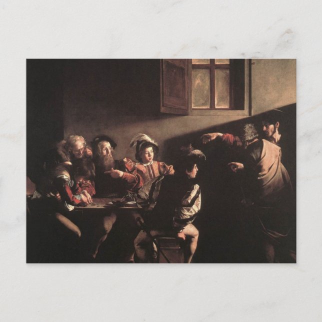 Postal La llamada de San Mateo (Anverso)