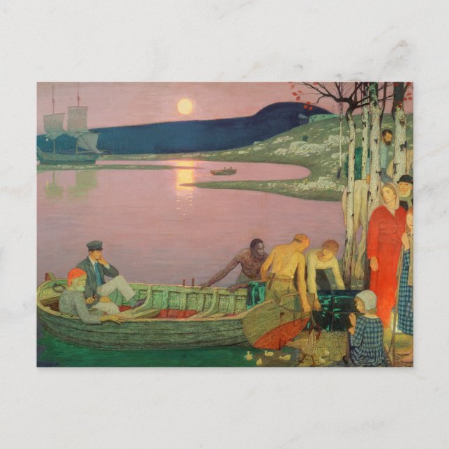 Postal La llamada del mar, 1925 (Anverso)