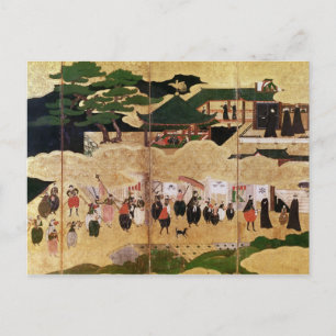 Postal La llegada de los portugueses a Japón 3
