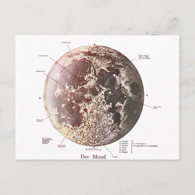 Postal la luna (Anverso)