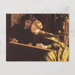 Postal La luna de miel de los pintores