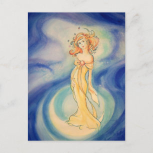 Postal La Luna Debajo De Sus Pies