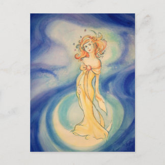 Postal La Luna Debajo De Sus Pies