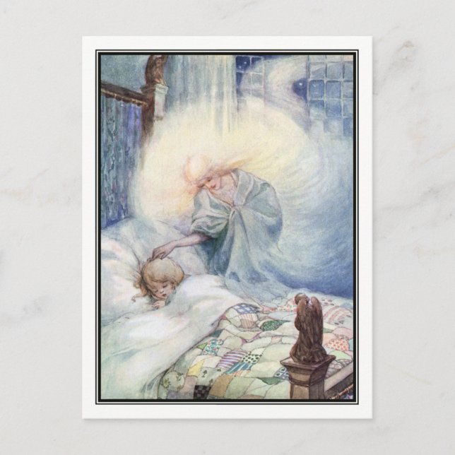 Postal La luna por Anne Anderson (Anverso)