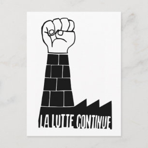 Postal La lutte continúa