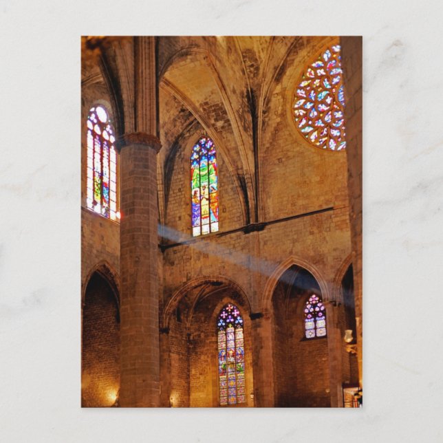 Postal La luz de Dios (Anverso)