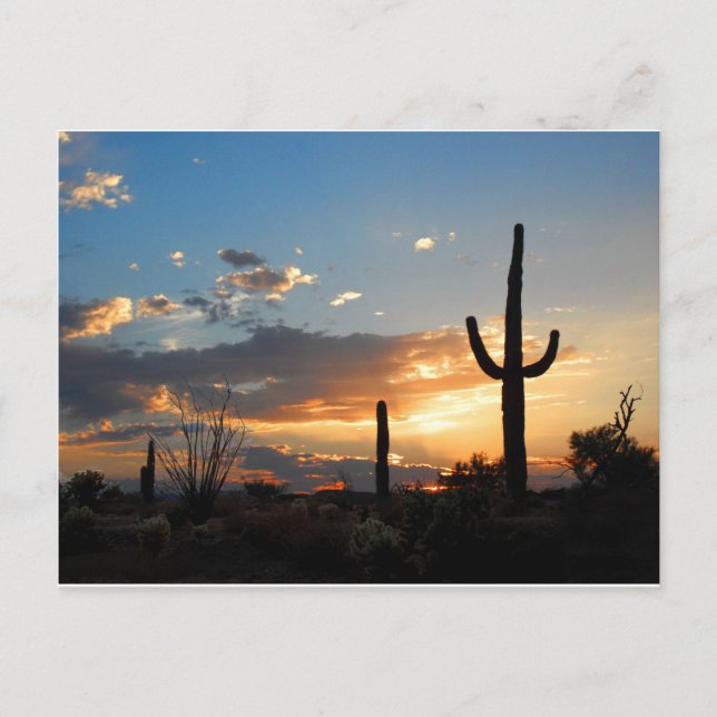 Postal La luz se descolora en un resplandor (Anverso)