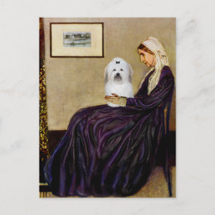 Postal La madre de Whistler - Coton de Tulear 2