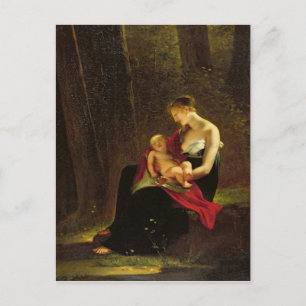 Postal La Madre Feliz