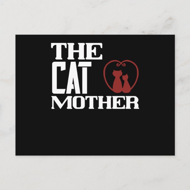 Postal La Madre Gata (Anverso)