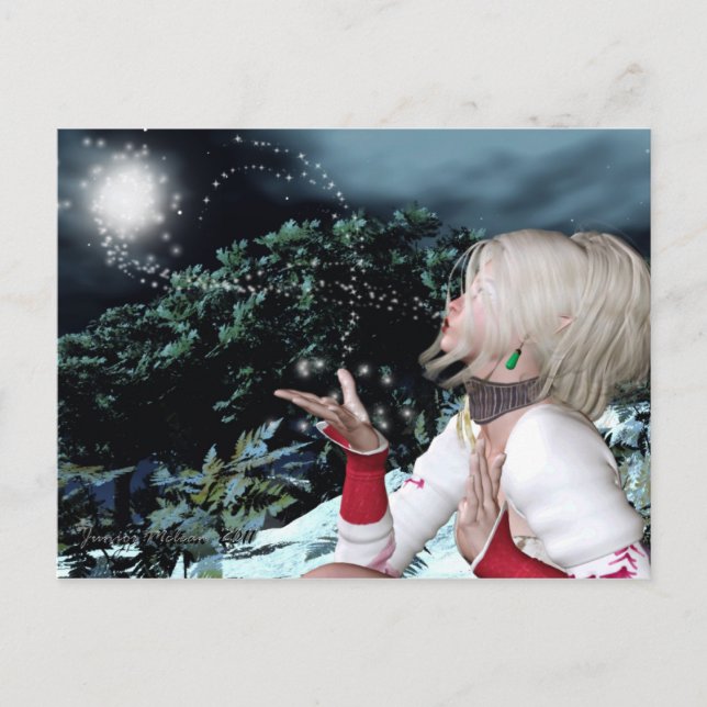 Postal La magia del invierno (Anverso)