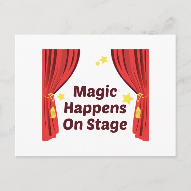 Postal La Magia Sucede (Anverso)