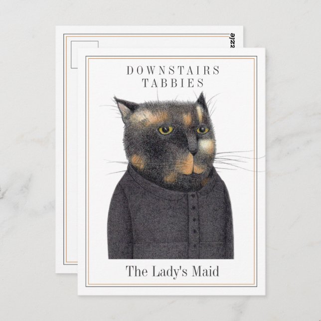 Postal LA MAID CAT Postcard DE LADY (Anverso / Reverso)