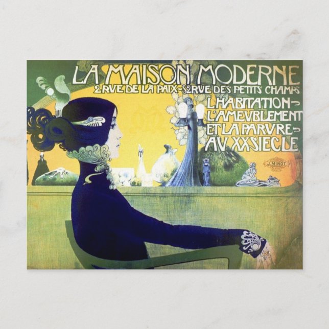 Postal La Maison Moderne (Anverso)