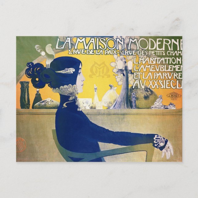 Postal La Maison Moderne, c.1902 (Anverso)