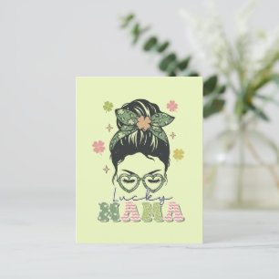 Postal La mamá afortunada de St. Patrick