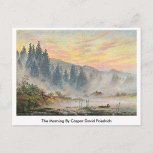 Postal La Mañana Por Caspar David Friedrich