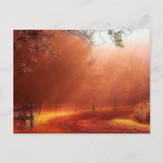 Postal La mañana se ha roto (Anverso)