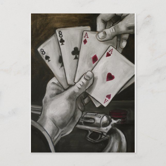 Postal La mano del hombre muerto (Anverso)