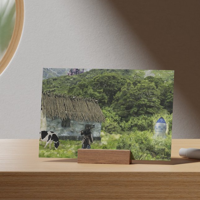 Postal La máquina del tiempo llega (Subido por el creador)