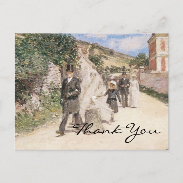 Postal La marcha Boda de Robinson (Anverso)