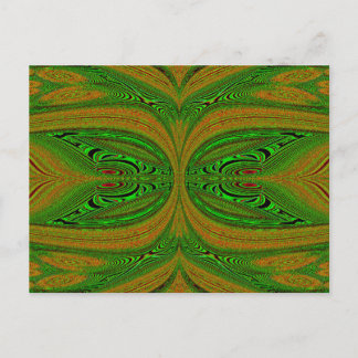 Postal La mariposa verde