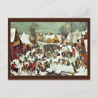 Postal La Masacre De Los Inocentes, Por Bruegel D. No. P