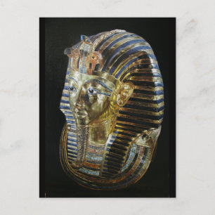 Postal La máscara de oro de Tutankhamon