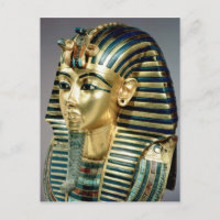La máscara funeraria de oro, de la tumba de Tutank