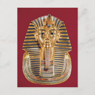 Postal La máscara funeraria de Tutankhamun