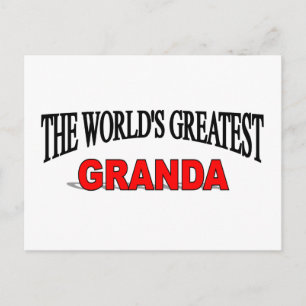 Postal La mayor abuela del mundo