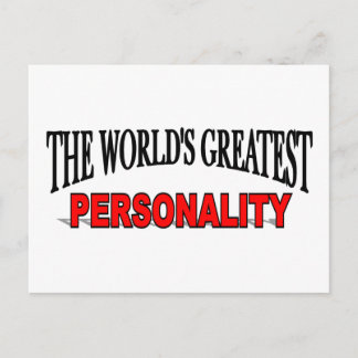 Postal La mayor personalidad del mundo