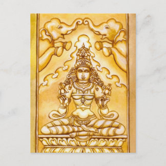 Postal La meditación espiritual de la postcarta de la Ind